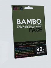 IST moška čistilna in osvežilna maska za obraz z bambusom in morsko soljo